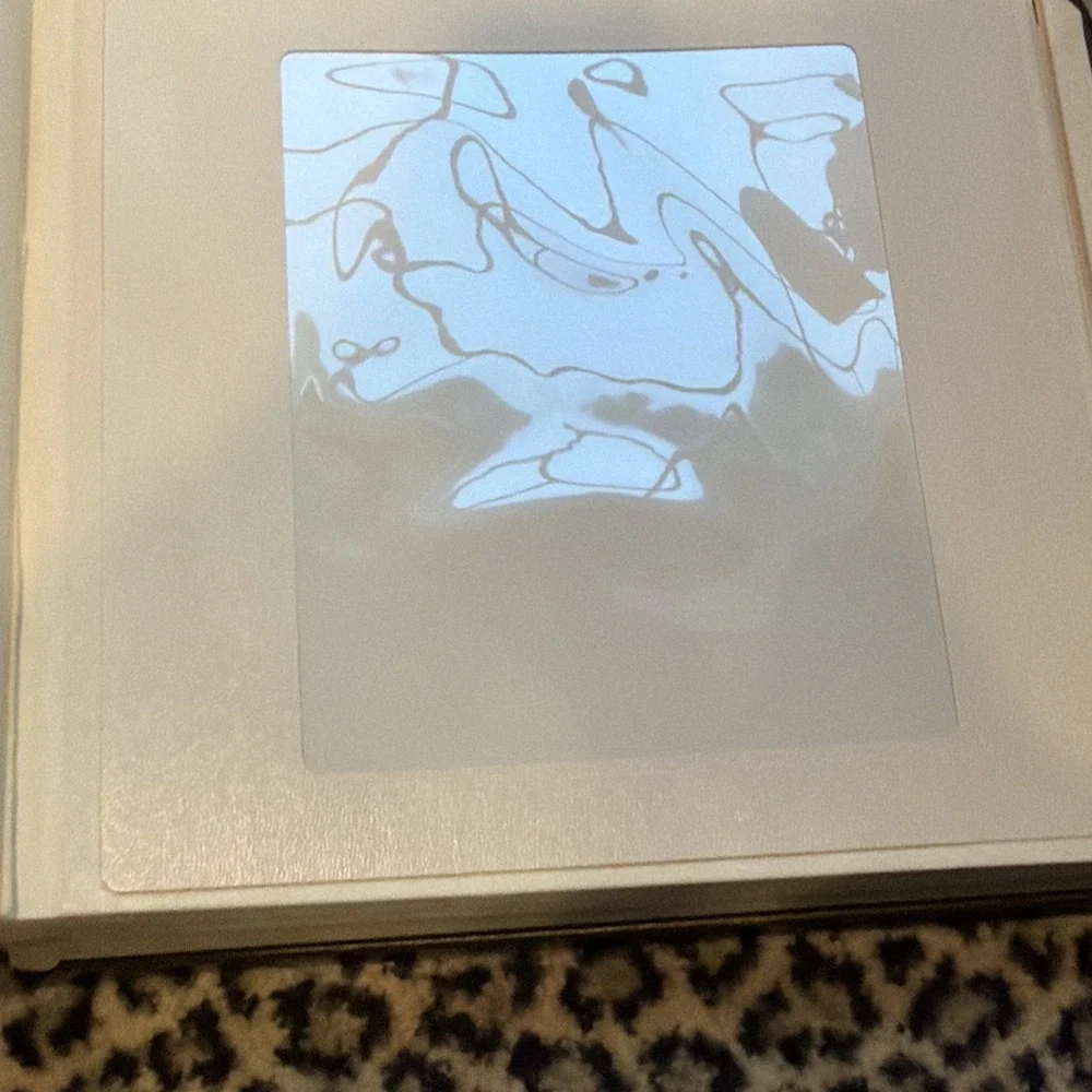 Heritage Beverly Hills Photo Album Top Grain Cowhide Leather 12x12 Gold Leaf VTG